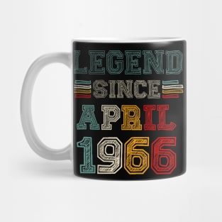 57 Years Old Legend Since April 1966 57th Birthday Mug